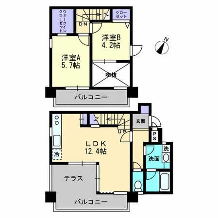 キュービックパレスの物件間取画像